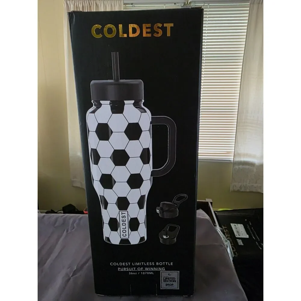 Coldest Limited Edition 36oz Pursuit of Winning Water Bottle